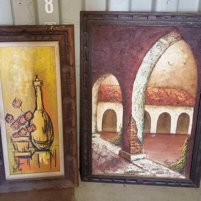 #4496 â€¢ 2 Pieces of Artwork