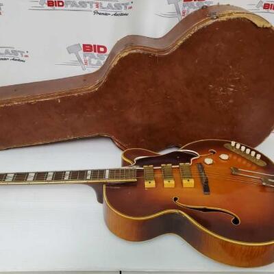 2008	

Epiphone Zephyr Emporer Regent Electric Guitar With Hard Case
Epiphone Zephyr Emporer Regent Electric Guitar With Hard Case