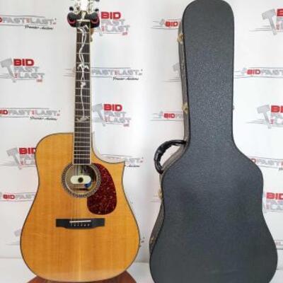 2024	

Morgan Acoustic Guitar With Hard Case
Stamped 96 243. Stand Not Included.