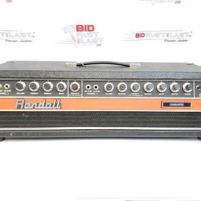 2064	

Randall Commander 200 Watt Guitar Amplifier Head
Randall Commander 200 Watt Guitar Amplifier Head