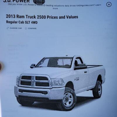 2013 Dodge Ram 2500 Pickup Truck with 100k Miles