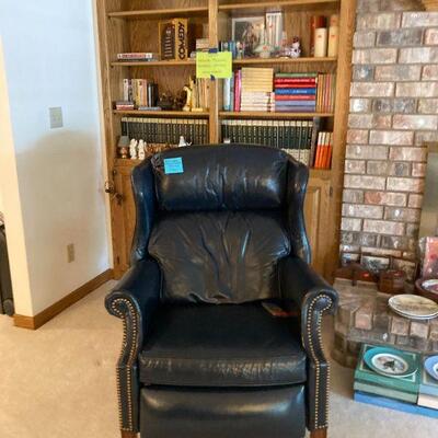 Leather recliner