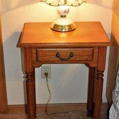 Cute wood side table