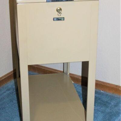 Rolling Metal Filing Cabinet