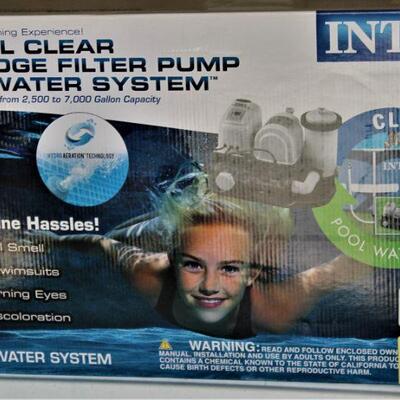 Intex pump and filter system is suitable for many pools.