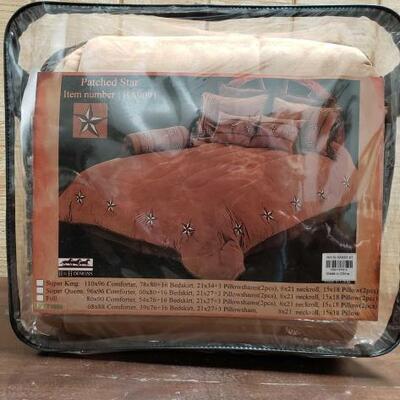 110	

Twin Bed Patched Star Comforter Set
Twin Bed Patched Star Comforter Set