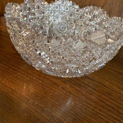 Cut glass 35.00