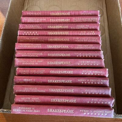 14 Volume Shakespeare Works - 1904