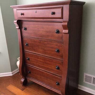 Kathy Ireland Highboy Dresser, 60â€ H x 42â€ W x 19â€ D