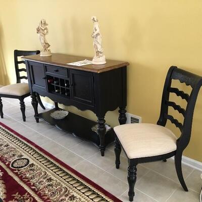Buffet Side Board, 60â€ W x 18â€ D x 38â€ H