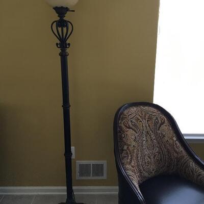 Alabaster Floor Lamp, 73â€ high