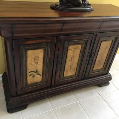 Credenza/Bar Cabinet by Hooker, 54â€ L x 19â€ D x 36â€ H