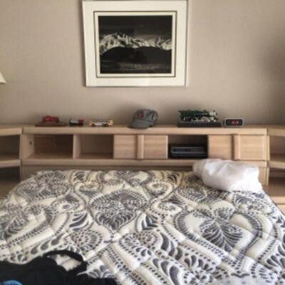 Queen bed $150
Headboard $25