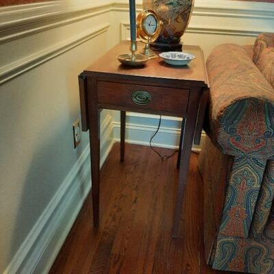 Pair of drop leaf side tables $175.00 