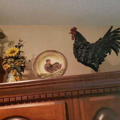 lots of rooster items