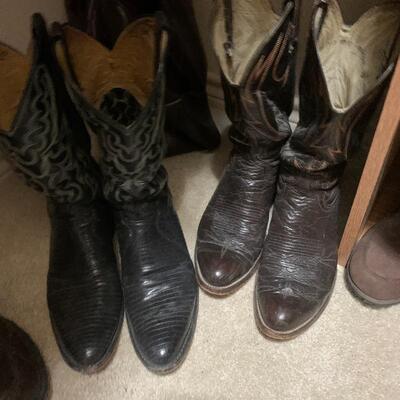 Men's cowboy boots, sz. 10.5