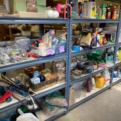 Fasteners, misc garage items