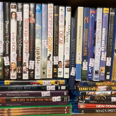 DVD and Blue Ray movies