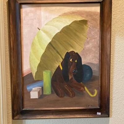 Original artwork by the estate owner