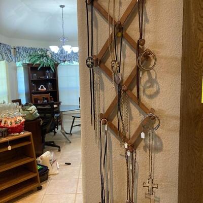 Bolo tiles and necklaces