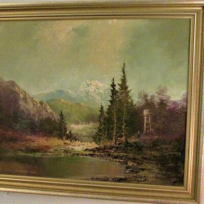 Karl Schmidbauer oil painting