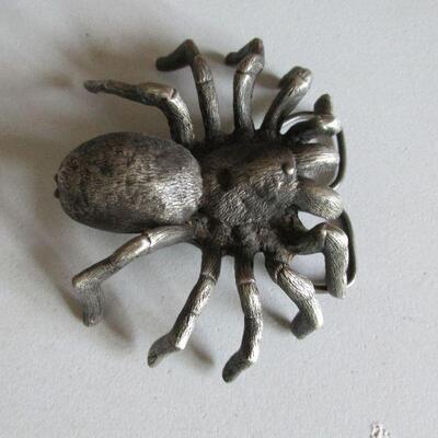 Cool pewter tarantula belt buckle