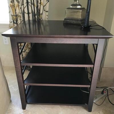 3 shelf end table $165
