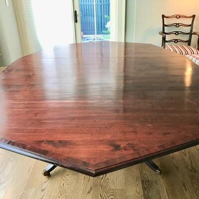 octagonal dining table $$1,195
originally $4,200
90 X 66 X 30"
