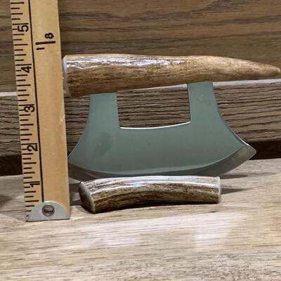 Inuit Ulu Knife on Stand