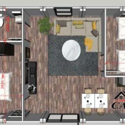 California Home Villa Construction Company - https://cahvc.com/

Size of the house:
600â€² = 2 bedroomsâ€™ , 1 Complete Bathroom,...