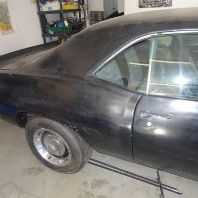 1969 Chevrolet Camaro that is under restoration and is close to completion. (minimum offer $25,000)