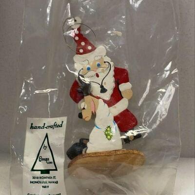 https://www.ebay.com/itm/124963978275	NC544 VINTAGE EMQEE CORP HAWAII CHRISTMAS ORNAMENT DOCTOR SANTA NEW UNOPENED 		Auction Starts...