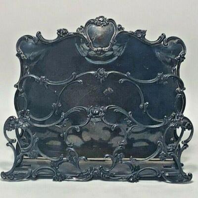 ME1042 ORNATE ANTIQUE STERLING SILVER LETTER OR NAPKIN HOLDER	BIN	https://www.ebay.com/itm/115016440456		 $375.00 

