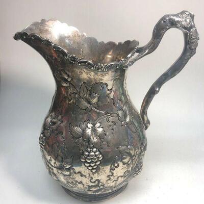 https://www.ebay.com/itm/124963916095	ME7040 Sterling silver T. Hausmann & Sons Grape Vine Pitcher (734.3 g)		Auction Starts...