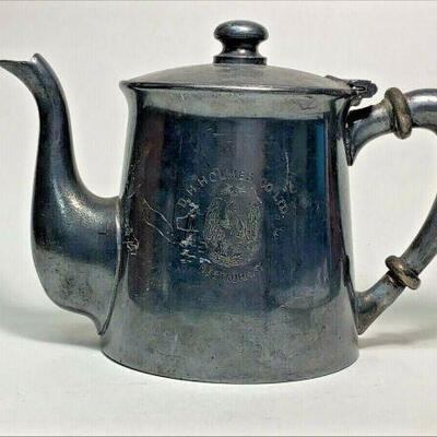 https://www.ebay.com/itm/114918154961	CC0066 SILVERPLATED TEA POT FROM D.H.HOLMES CO. LTD. RESTAURANT	BIN
