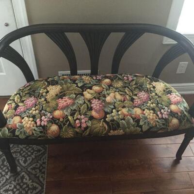 Flowered Bench
