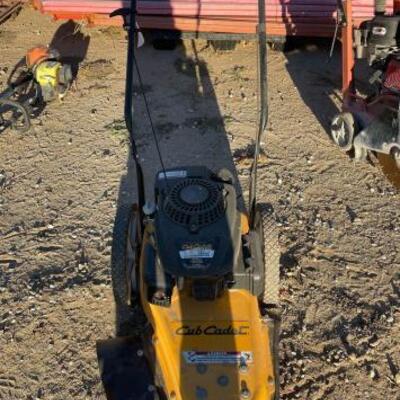 #1025 â€¢ Cub Cadet Wheeled String Trimmer. Cub Cadet ST 100 Wheeled String Trimmer. 