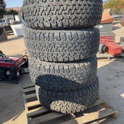 #1185 â€¢ 4 Wheels & Tires: 4 Wheels & Tires. LT315/75R16 & 8 Lug 16â€ Wheels. 