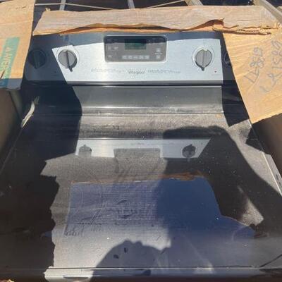 #1110 â€¢ Whirlpool Stove : Measures Approx: 29.75â€x 25â€, 