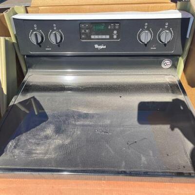 #1115 â€¢ Whirlpool Stove: Measures Approx: 29.75â€x 25â€.