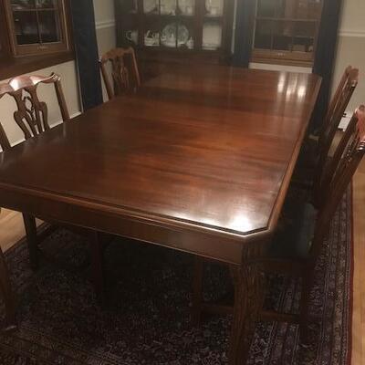 Mahogany Table + 6 Chairs