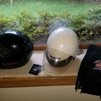Biker helmets