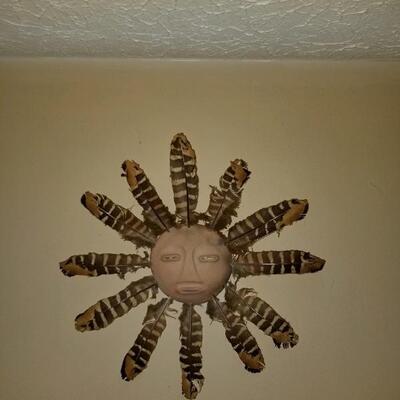 Kachina (Hopi) sun face mask