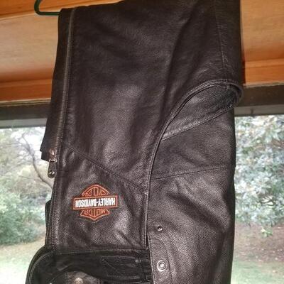 Harley motorcycle chaps