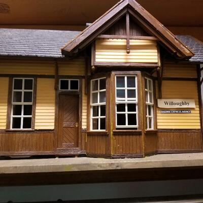 Handmade miniature  wooden building