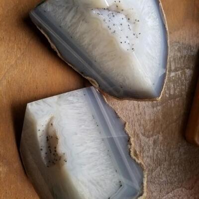 Geode bookends