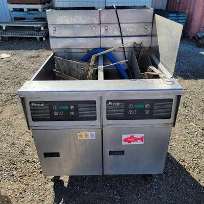 #80132 â€¢ Pitco Seafood Double Fryer