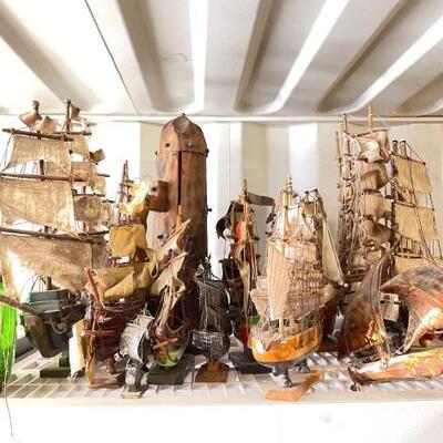 #5048 â€¢ 12 Model Ships And More