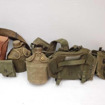 #2720 â€¢ Holster, Canteens, Magazine Holder and Field Pack