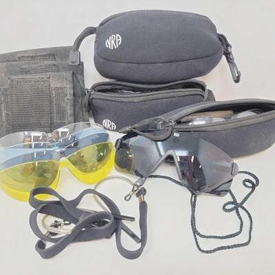  #2640 â€¢ Silencio SD Gun Safety Glasses. Includes Interchangeable Lenses, Retainers, Pouches and More!.